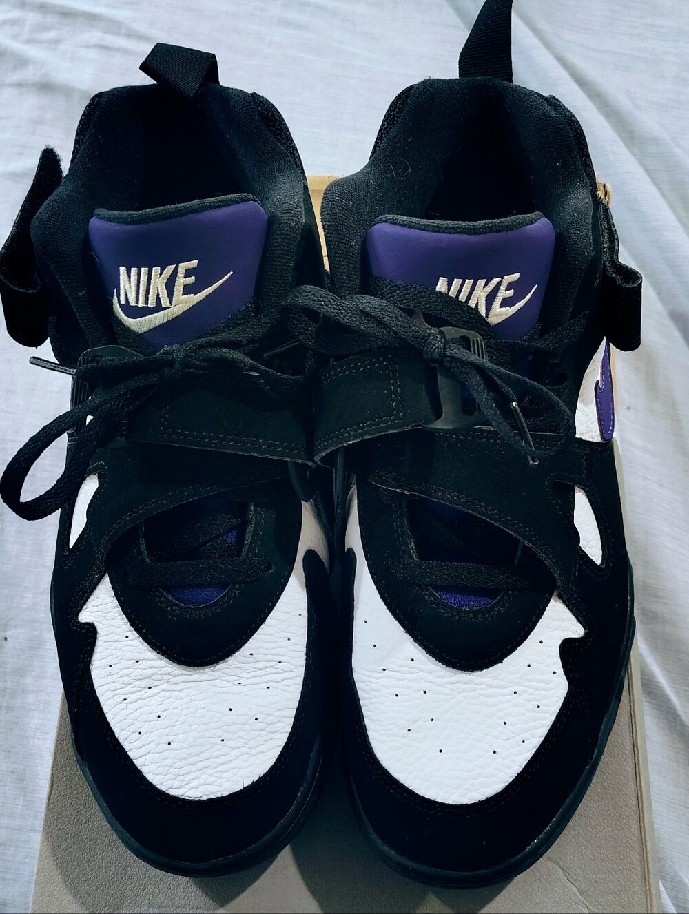 Nike Air Force Max CB OG Black White Purple Barkley Mens Size 11 NO BOX